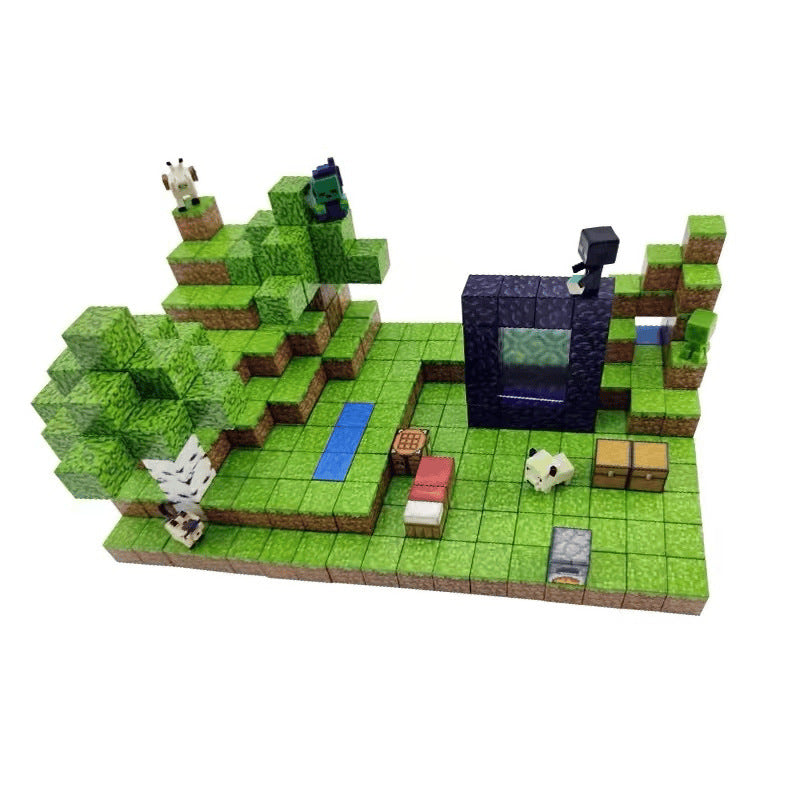 MINEBLOCKS 75 PEÇAS + 2 BONECOS