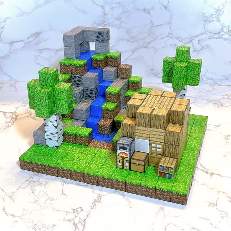 MINEBLOCKS 75 PEÇAS + 2 BONECOS