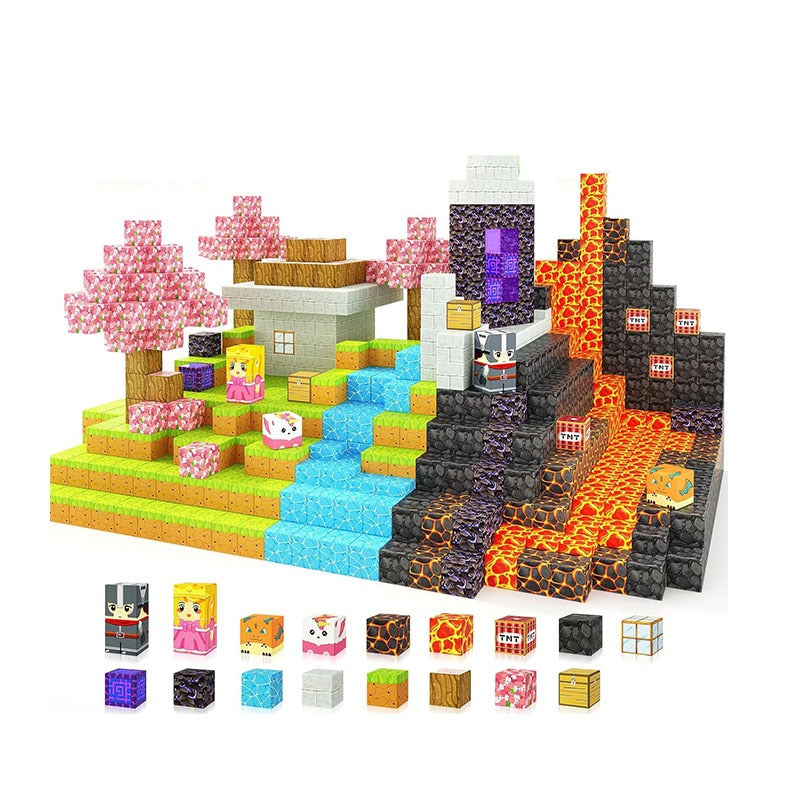 MINEBLOCKS 75 PEÇAS + 2 BONECOS
