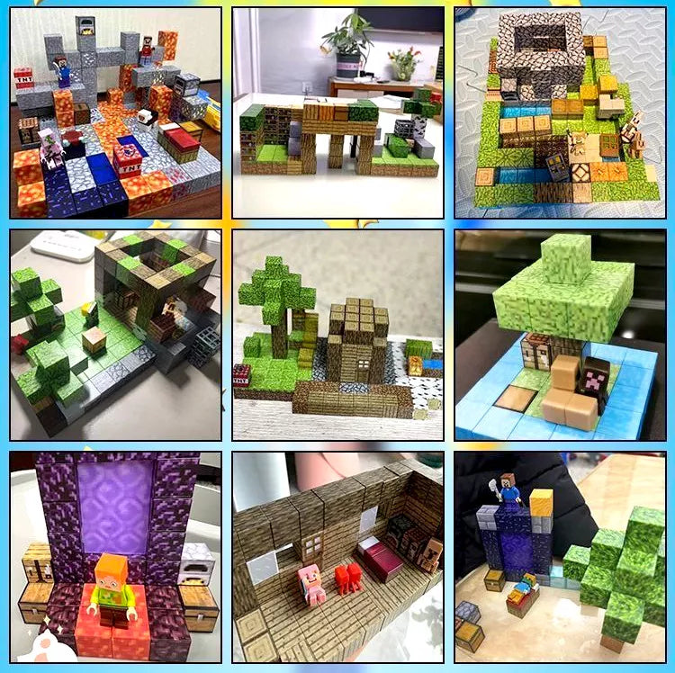 MINEBLOCKS  75 PEÇAS + 2 BONECOS