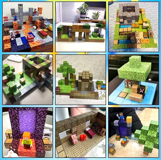 MINEBLOCKS  75 PEÇAS + 2 BONECOS